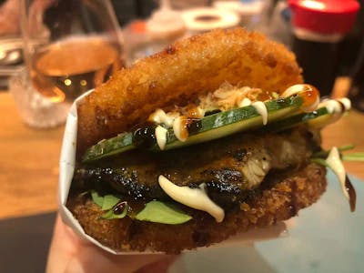 Le rice burger à la française. L’originalité parisienne s’invite !